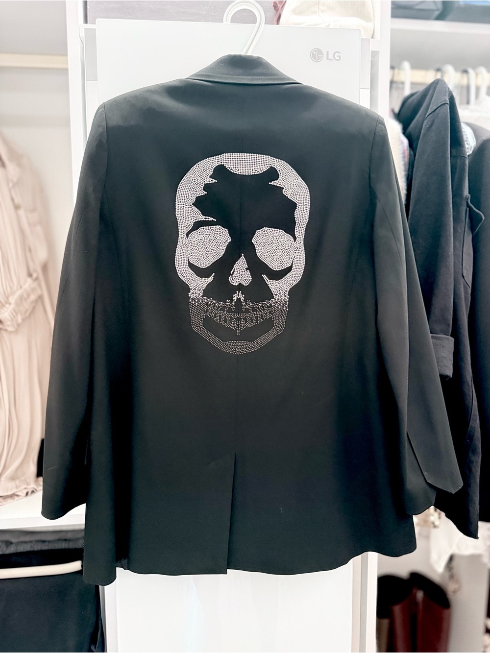 ✨ Zadig & Voltaire Rhinestone Skull Blazer ✨